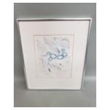 Salvador Dali etching