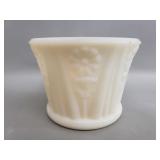 1976 Omma milk glass planter