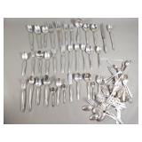 Group of Oneida sterling silver flatware