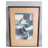 Signed Japanese wood block prints