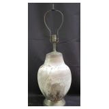 Mid-century pottery table lamp