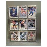 9 assorted 1992 o-pee-chee hockey cards