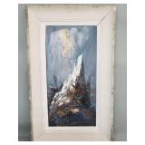 Signed John Saarniit (1909-1982) oil on panel.