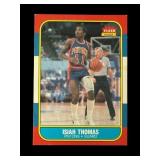 1986 Fleer Isiah Thomas rookie card