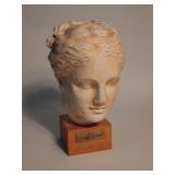 Vintage Greek Goddess of Health Hygieia ceramic