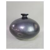 Vintage black clay vessel