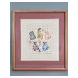Vintage Brooke Morrison signed lithograph "Paper