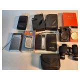 Vintage transistor radios, pocket radios, Marvel