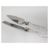 Waterford Lismore wedding cake knife and server