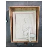 Signed and numbered Bill Mack bonded sand