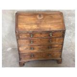 Antique walnut secretary desk