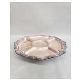 Vintage silver plate lazy Susan