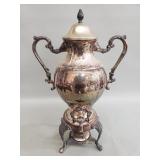 Silver plate samovar