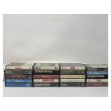 Group of 20 vintage cassette tapes