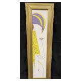 Vintage framed and signed Gail M. Burton