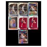 Lot of 7 NBA rookie cards