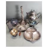 Group of miscellaneous silver plated items
