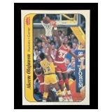 1986 Fleer Akeem Olajuwon rookie sticker