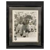 Vintage signed Jerry Robinson Los Angeles Raiders