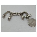 Vintage Tiffany & co sterling silver shackle
