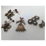Group of sterling silver jewelry