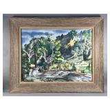 Signed Beckman "Cherry Valley" landscape