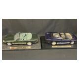 Pair of Maisto Jaguar diecast model cars