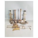 Group of vintage brass pcs