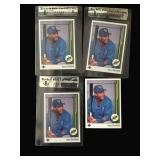 Lot of 1989 Gary Sheffield Upper Deck rookie cards