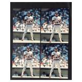 Lot of 4 Reggie Jackson signed photos