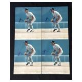 Lot of 4 Don Mattingly signed photos