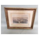 Antique hand colored "Berlin" engraving