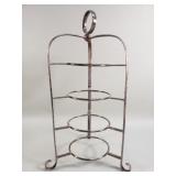 Vintage silver plate tiered pie stand