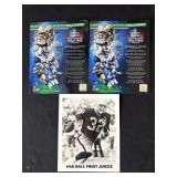 Marcus Allen & Marshall Faulk signed photos
