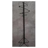 Modern metal coat rack with tripod base