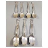 Group of Gorham buttercup sterling silver spoons