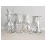 Group of glass decanter