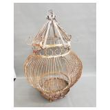 Mid-century iron bird cage