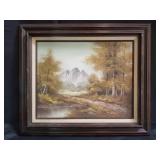 Signed oil painting on canvas