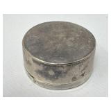 Vintage handmade sterling silver trinket box