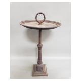 Vintage iron and brass smoking stand
