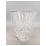 Signed Val Saint Lambert "Royal" swirl crystal