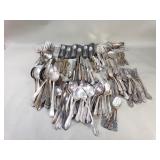 Vintage silver plate flatware