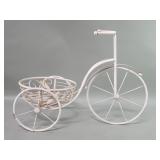 Garden metal bicycle planter