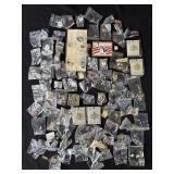 Lot of 100 assorted pins