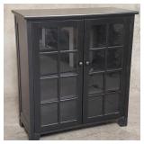 Modern ebonized cabinet