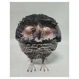 Mid century Modern mixed metal owl sculpture