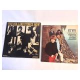 Pair of vintage Rolling Stones LPs, Now, Big Hits