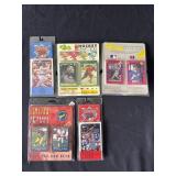 Lot of 5 factory sealed card packs