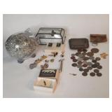 Vintage coins, California fractional gold,